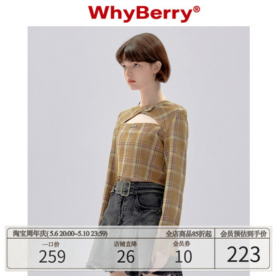 长袖长袖上衣WhyBerry镂空