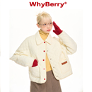WhyBerry 薄棉内胆夹棉外套女慵懒感复古棉服 22AW 空气苏打