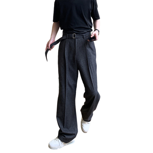 50羊毛男士宽松腰带西裤 K221/P115 控148图片