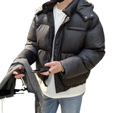 轻熟风加厚羽绒棉棉衣黑色MY05/P165控215，男装棉衣，电商A242