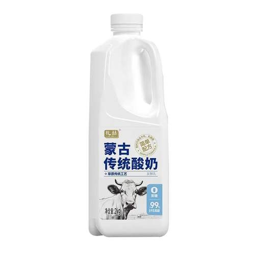 内蒙古0添加蒙古酸奶原味4斤