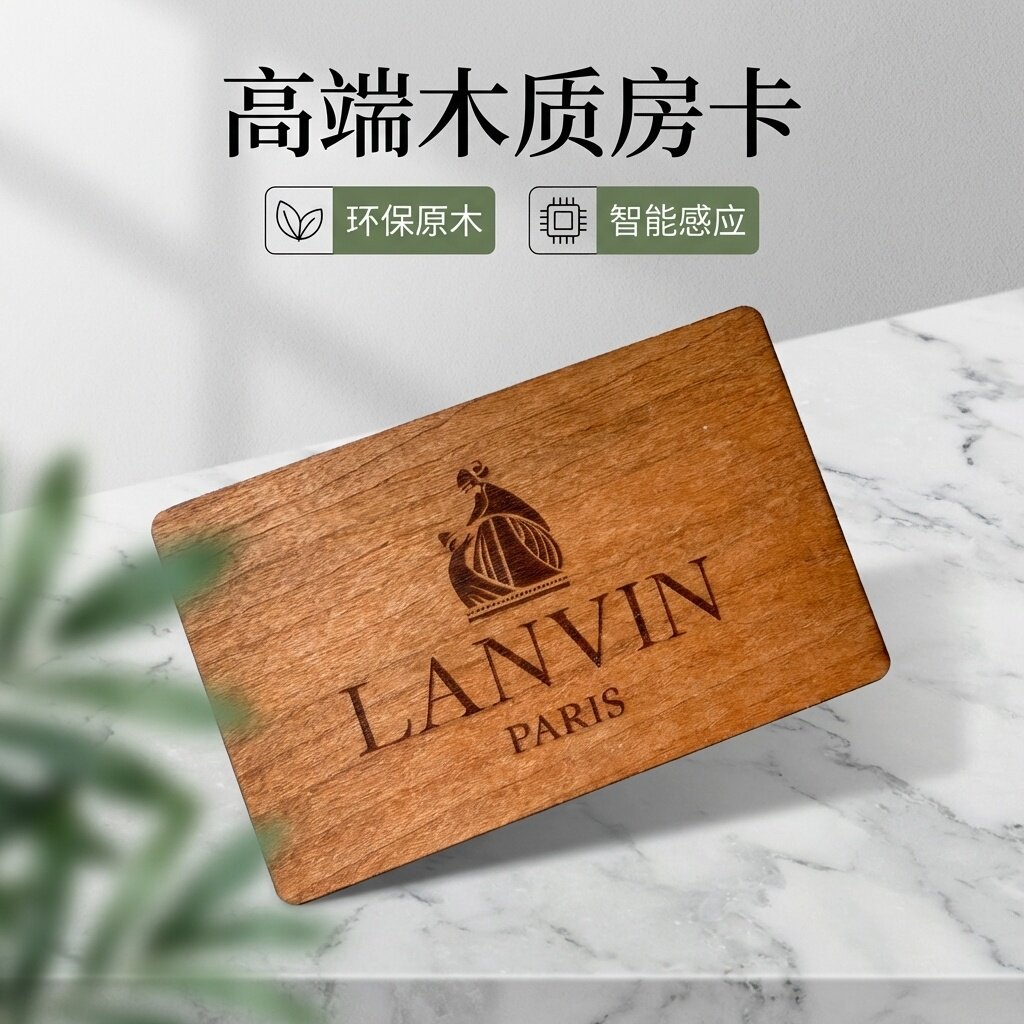 酒店木质房卡定制木制卡民宿房卡门卡NFC卡高频卡取电卡RIFD木质