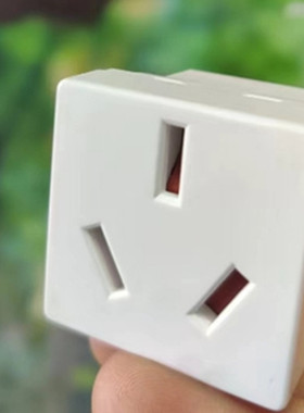 鸿雁A118和M120通用16A三孔空调插座模块白底AZ13A16/MZ13A16