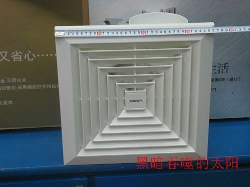 鸿雁换气扇 BPT15-33-A18A 吸项式换气扇面36开孔31.5*31.5