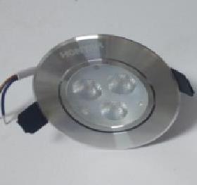 鸿雁晶玉天花灯射灯平光银/白4W 6000K/4000K//3000K开孔7.6