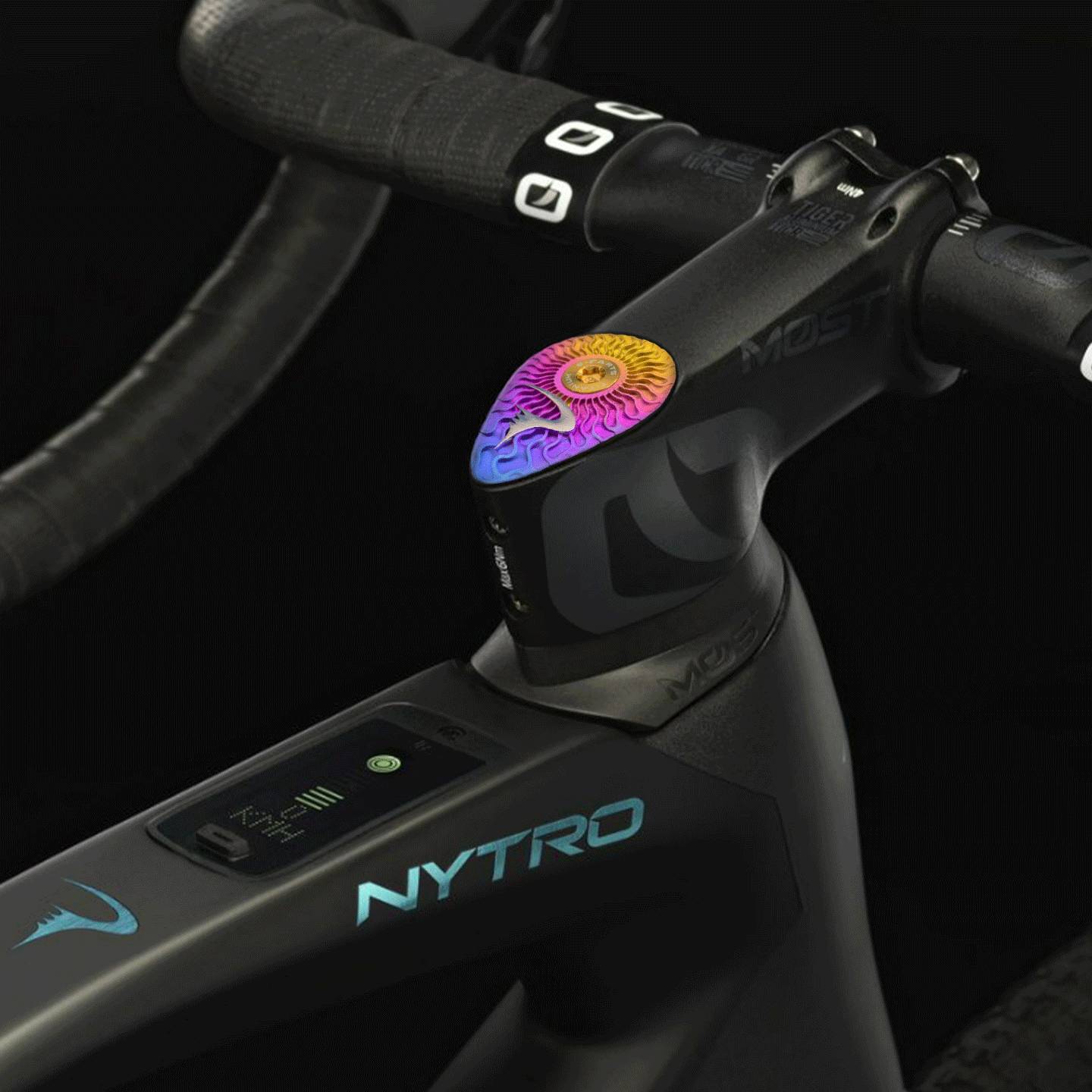LCC 3D打印钛合金把立盖 PINARELLO 皮娜 Most一体把碗组盖带logo