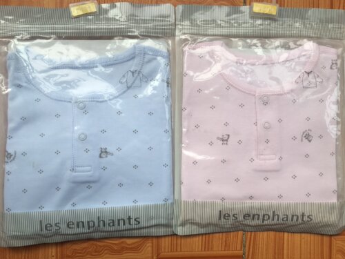 特价 Les enphants 丽婴房迪士尼 全棉 前开口 内衣 上衣 居家服