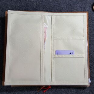 Traveler's旅行者日记本 记事本 笔记本 配件 牛津布票据收纳袋