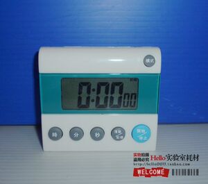 。BK-401电子计时器/厨房定时器/正倒计时器/提醒器带时钟 送电池