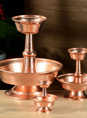 红铜护法杯家居装饰摆件
