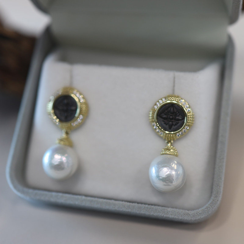 年货节 s925银复古盾牌极光爱迪生糖纸皱巴耳钉 直播专拍不退改,珠宝/钻石/翡翠,耳饰,淘宝优惠券,粉丝福利购,淘宝优惠卷