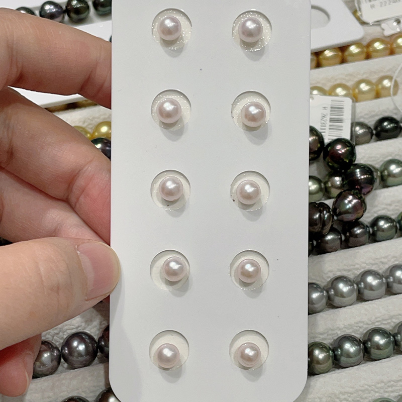 双12 海水akoya6-6.5mm耳钉 直播链接请看直播 不退改