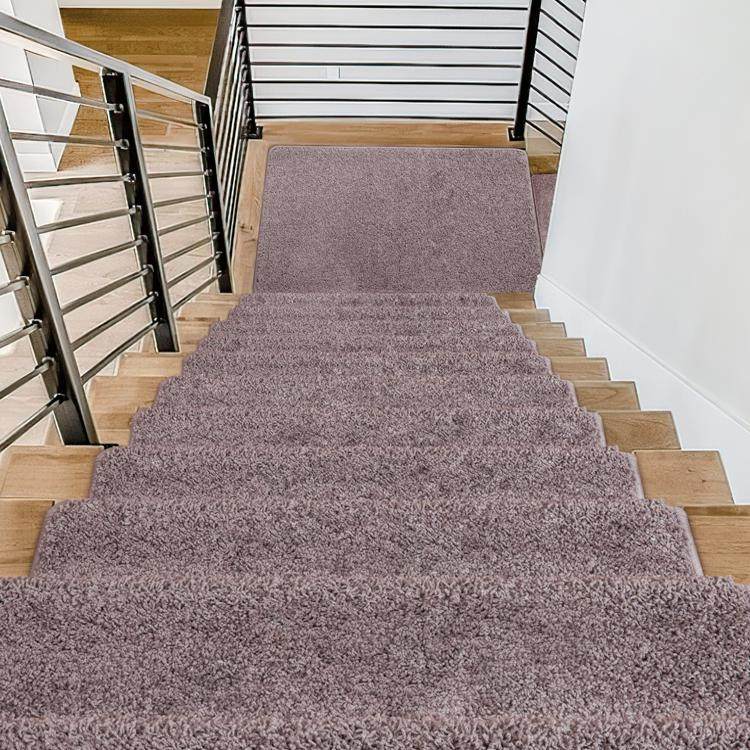 别墅阶梯式转角楼梯踏步垫家用免胶自粘防滑防摔加厚实木台阶地毯