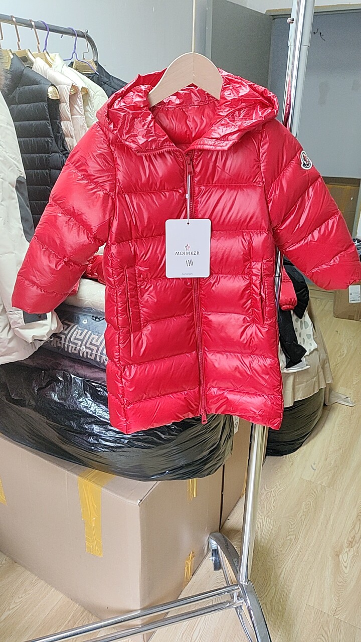 就2件红色儿童中长款过膝超轻加厚羽绒服韩版新款男女童外套