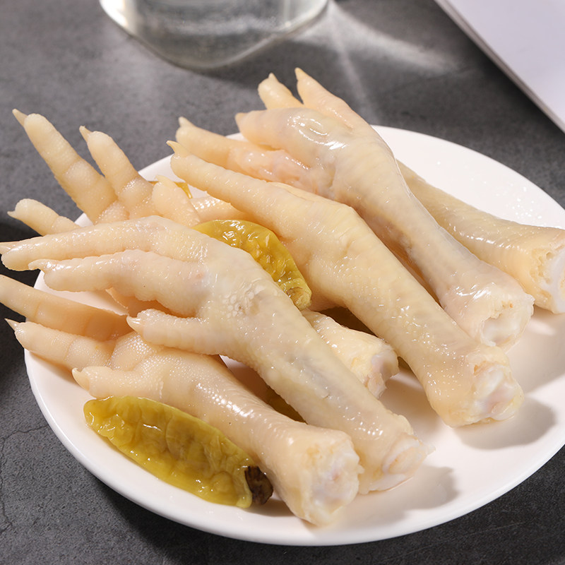正宗乡吧佬泡椒凤爪30个鸡爪熟食乡巴佬山椒凤爪辣味零食小袋装