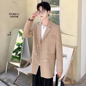 XZ033-P115/西装外套男潮牌街头秋韩版宽松西服 休闲外套图片
