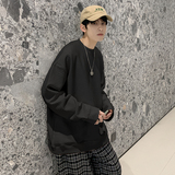 WY081-P68春季2022潮牌卫衣白色黑色宽松休闲衣，男装卫衣，星座610A-3（原钱塘4015)