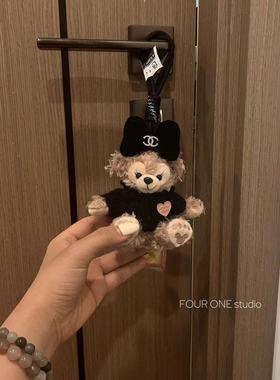 优雅妹妹包挂车内装饰钥匙扣黑色高级挂件包包可爱少女心闺蜜礼物