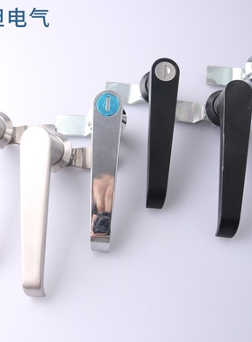 海坦MS324-1-2把手锁 工业柜门执手锁机箱柜 配电箱锁 开关柜门锁