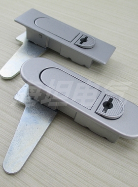 海坦电气 MS610-3 银色平面锁  电柜箱锁 MS722 S钥匙锁 工业用锁
