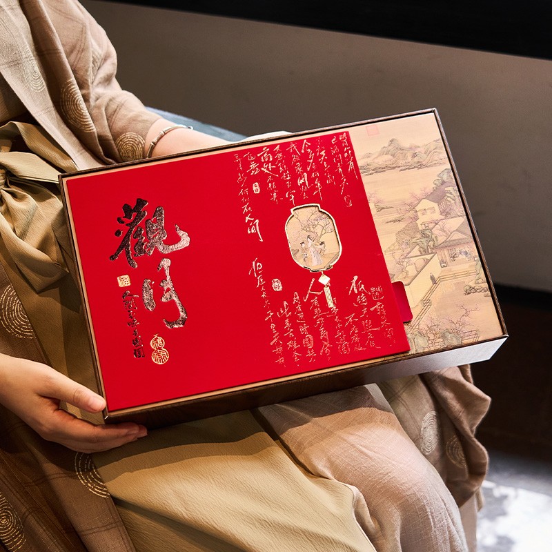 2025新款月饼礼盒包装盒8粒高档冰皮空盒子硬盒中秋蛋黄酥礼品盒