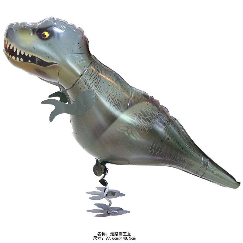 宝宝生日宴会网红拍照道具卡通走路袋鼠恐龙动物气球