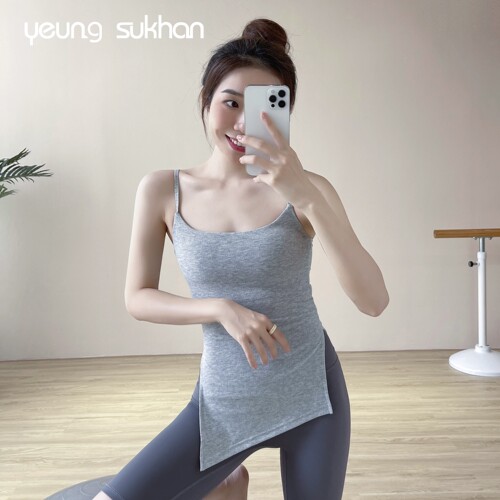 YEUNGSUKHAN罗纹瑜伽背心