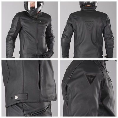 丹尼斯复古摩托车骑行皮衣