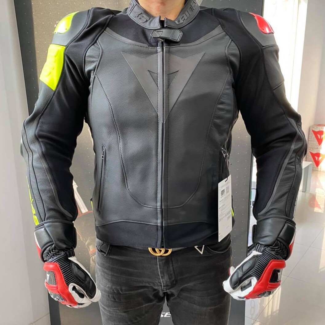 丹尼斯VR 46 VICTORY罗西摩托车皮衣骑行服骑行皮衣机车皮衣
