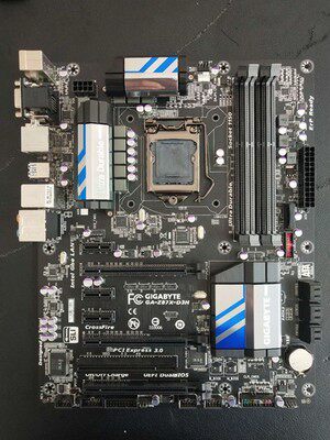 技嘉z87x-d3h1150针主板支持i34130i54460i747704790kcpu处理器