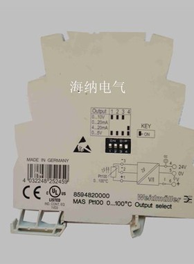 魏德米勒MAS Pt100 0-100度「Signal Condi T Ioners」8594820000