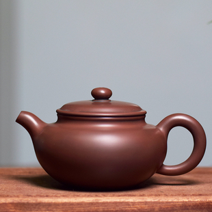 仿古壶广西钦州坭兴陶正品纯手工功夫茶道茶具泡茶专用茶壶原矿泥