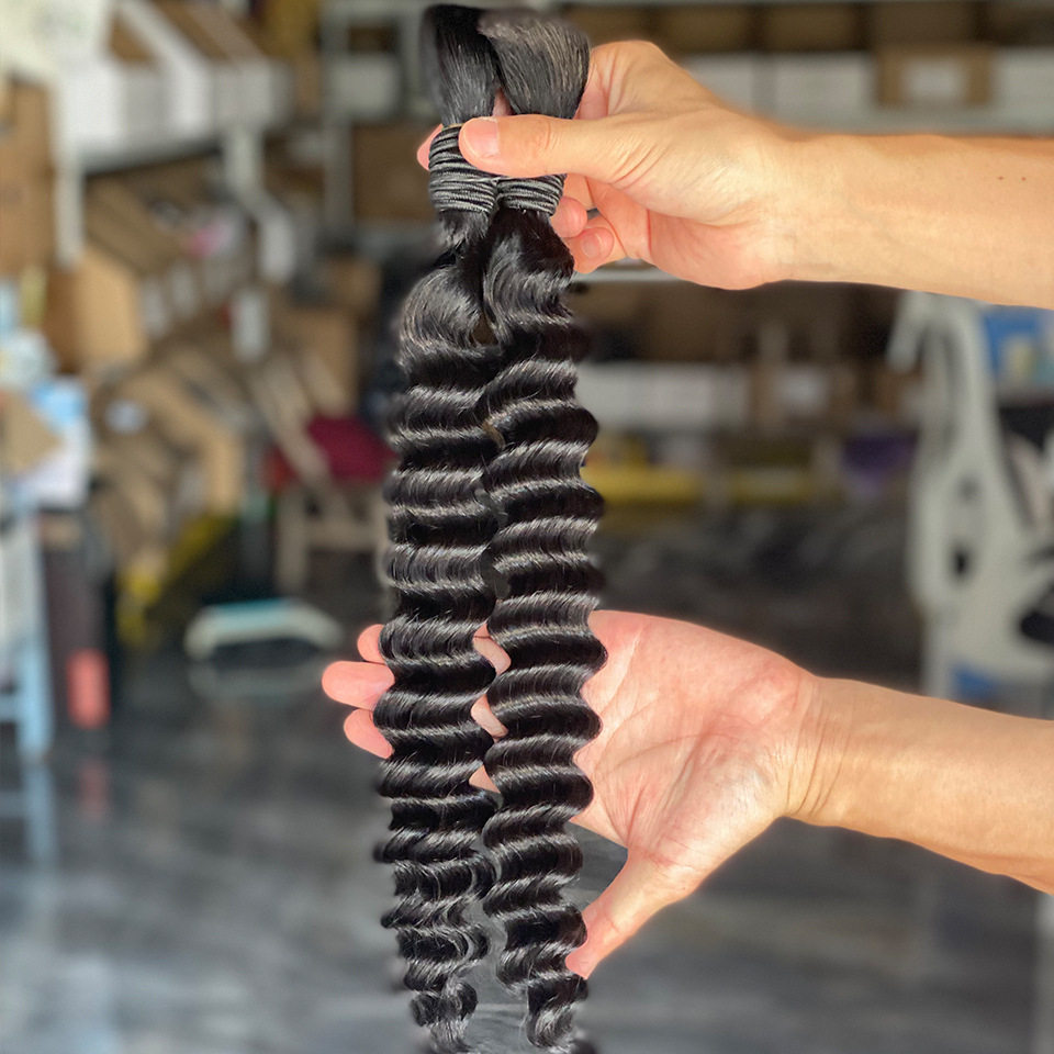 假发女泡发可提档真人发编辫子接发发把脏辫发束bulk hair wave