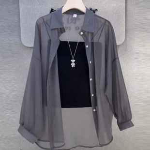 2026春当季新款 衣佳人折扣 防晒衣冰丝透气开衫外套薄款衬衫雪纺