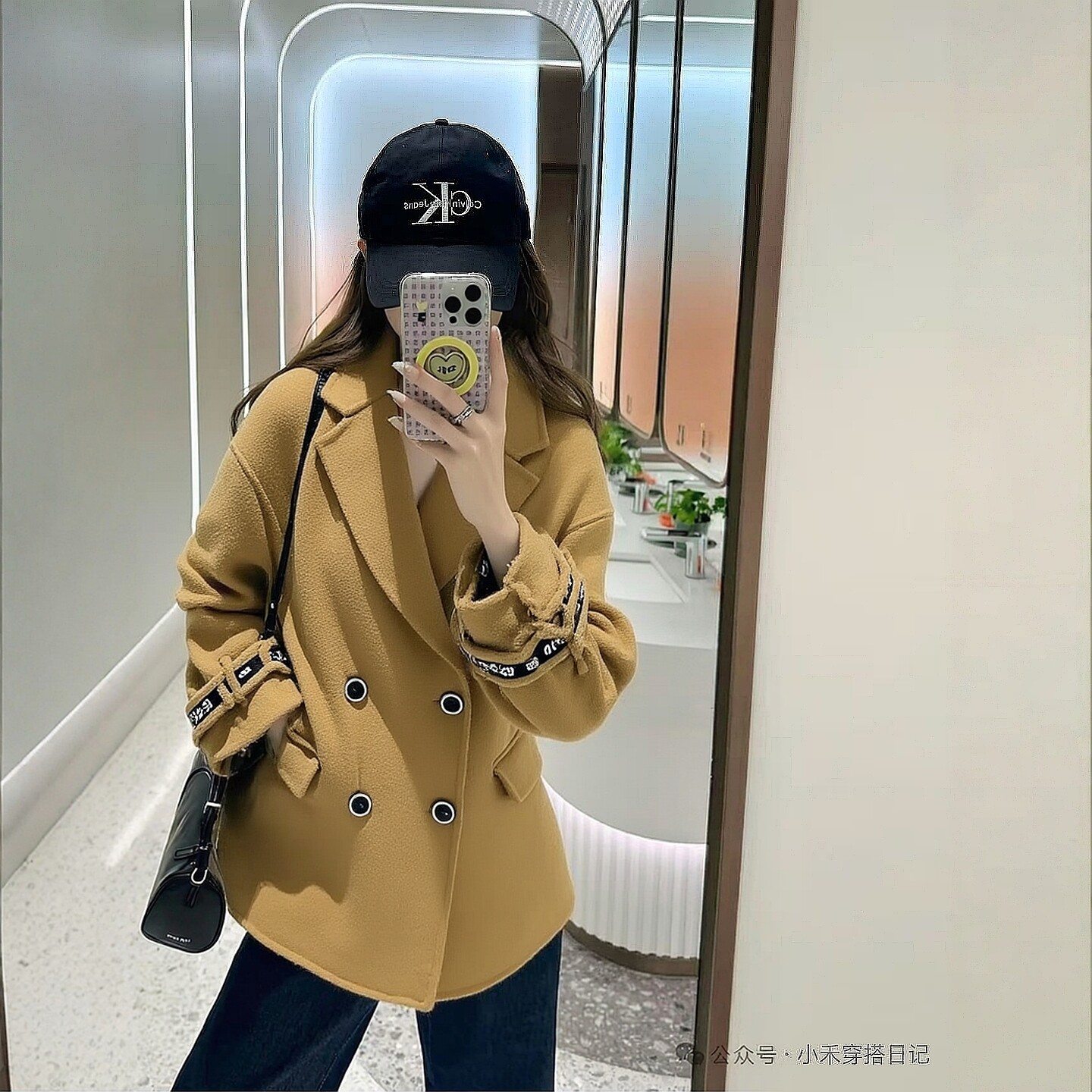 2025冬诚C系列 衣佳人折扣女装 翻领 个性袖口双面呢大衣1177