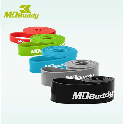 乳胶弹力圈 MDBuddy超级训练带弹力带训练健身引起向上俯卧撑阻力
