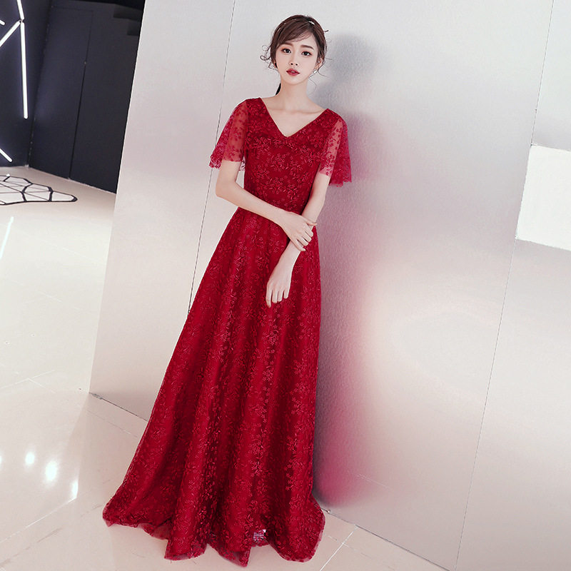 敬酒服新娘2026新款时尚红色短款结婚礼服女婚礼修身显瘦长款夏季