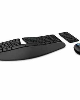 微软Microsoft Sculpt人体工学桌面套装 光电鼠标+键盘