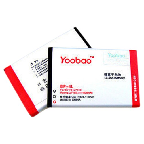 Yoobao/羽博 诺基亚BP-4L E52 E71 E72 E90 6760s E63 N97电池