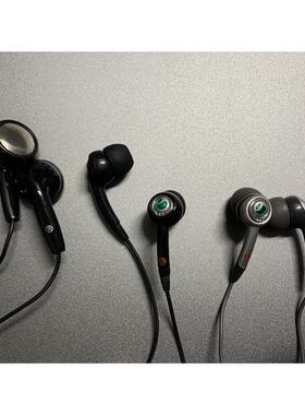 适用索尼爱立信HPM-70 75短线耳机蓝牙MW600 MH755耳塞入耳式 3.5