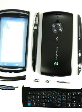 原装索尼爱立信U8i(VivaZ Pro)手机外壳含键盘 侧边条 小配件黑色