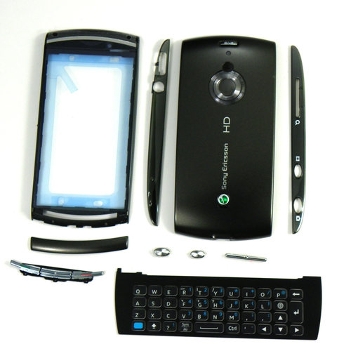原装索尼爱立信U8i(VivaZ Pro)手机外壳含键盘 侧边条 小配件黑色