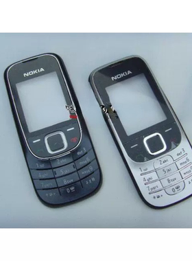 适用诺基亚手机外壳 NOKIA 2320c 2330c前壳 含镜面 键盘