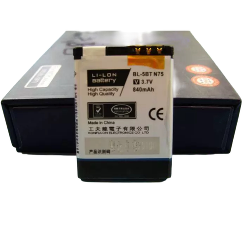 工夫龙品牌 适用诺基亚NOKIA BL-5BT N75 2600C 7500S电池840毫安
