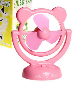 IWO/爱我 动物 USB 电池两用 塑料小风扇 迷你电风扇 电脑散热