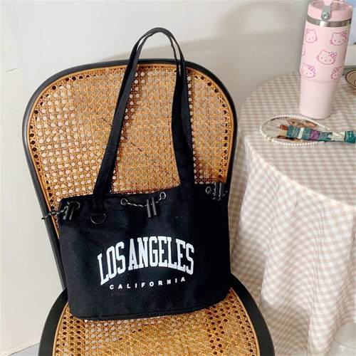 LosAngelesToteBag单肩帆布包