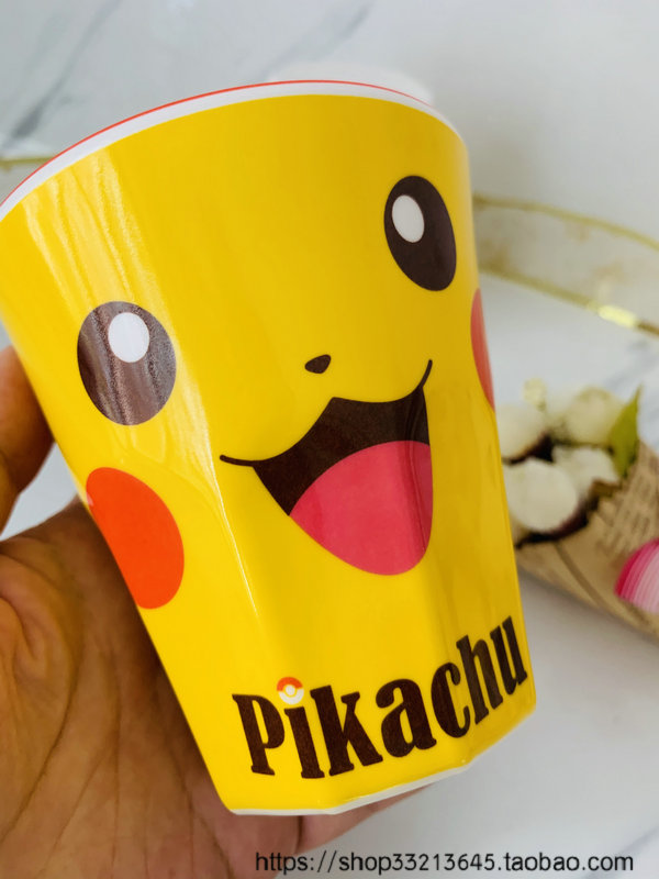 日本SKA*TER原单 Pikachu比卡丘winnerthepoon维尼熊饮料果汁杯