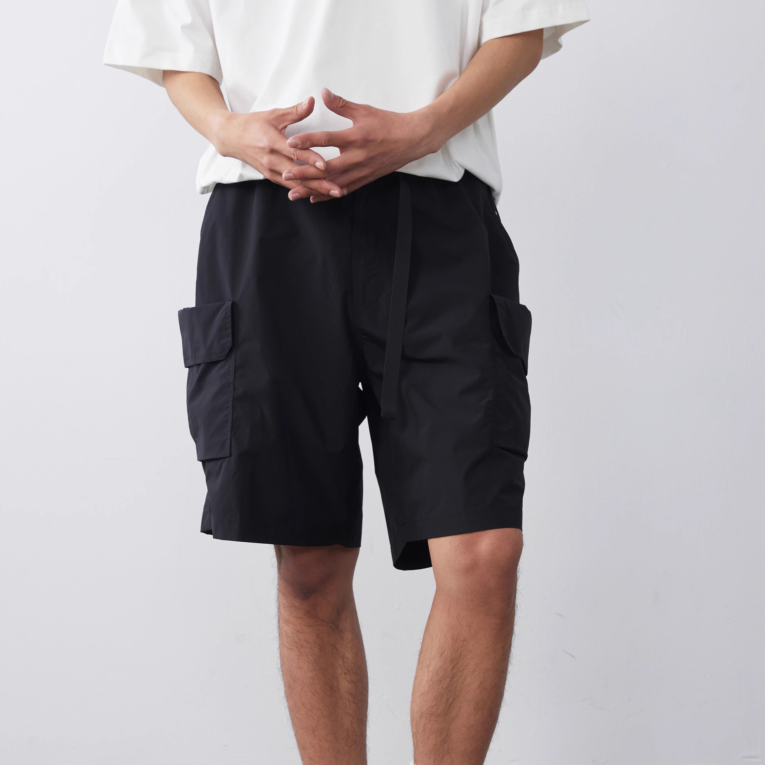 Vavues夏季新款宽松口袋五分裤