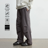 Vavu保暖松紧抽绳丛林裤 秋冬户外工装 防泼水休闲裤 内里加绒长裤