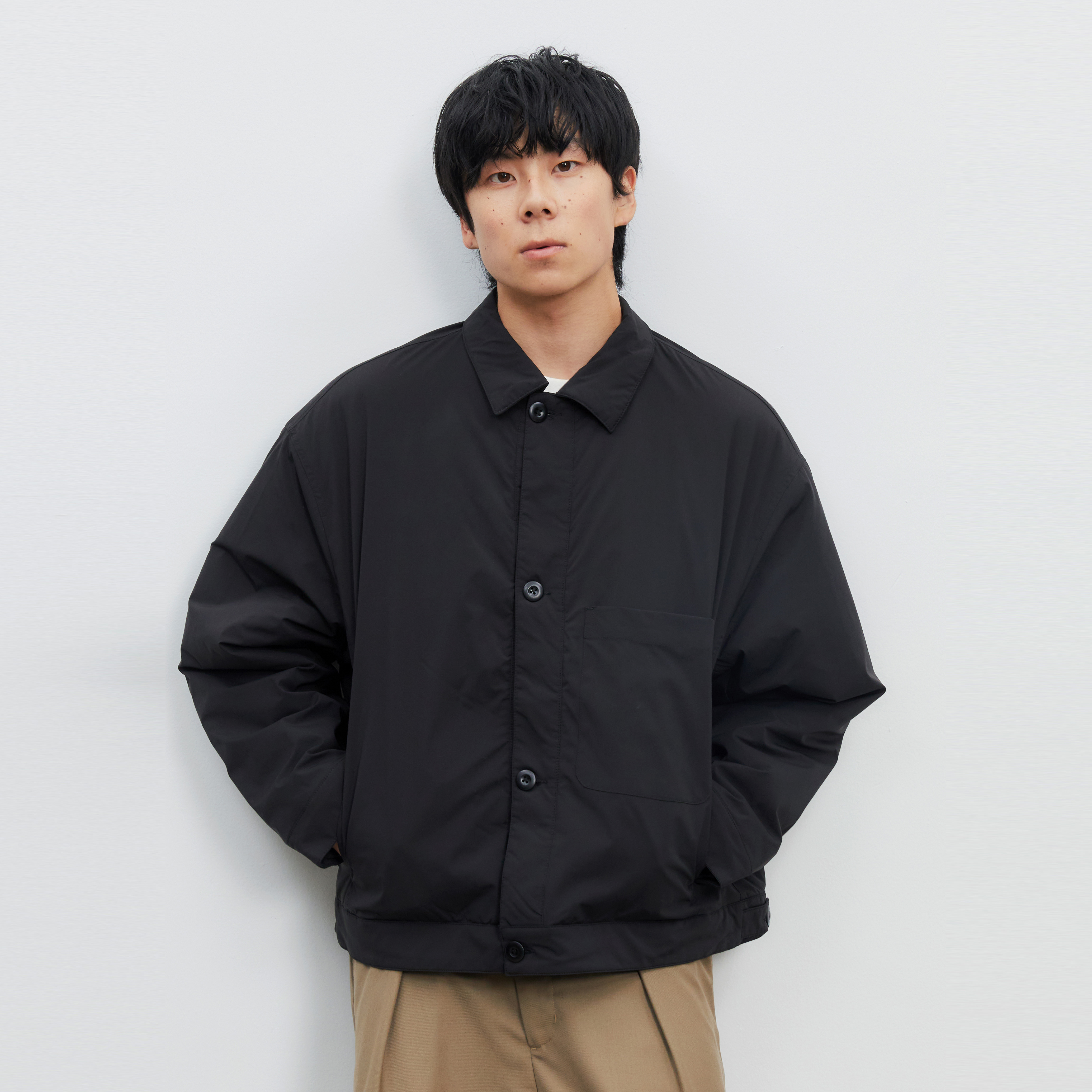 [限时8折】Vavu日系口袋翻领工装sorona棉服棉衣外套宽松休闲夹克